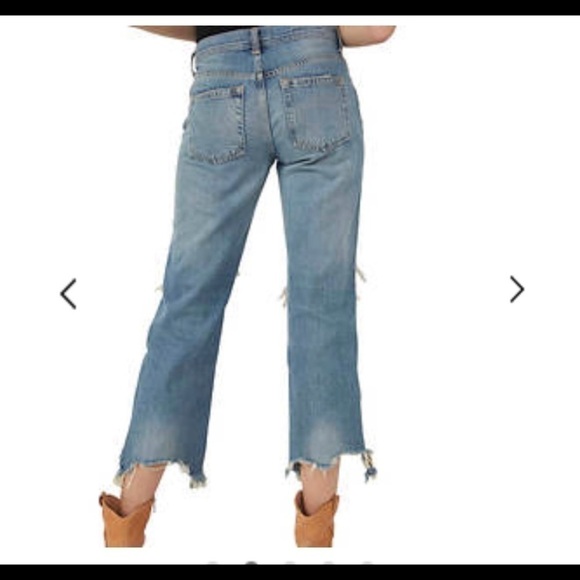 FREE PEOPLE MAGGIE MIDRISE STRAIGHT JEANS 31 NEW WITH TAGS - Picture 3 of 8